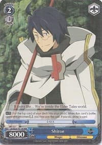 Shiroe (RRR) - LOG HORIZON - Weiss Schwarz card