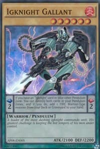 Igknight Gallant - Astral Pack 8 - YuGiOh card
