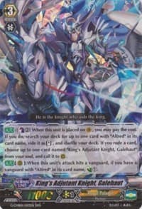 King's Adjutant Knight, Galehaut - G-CMB01: Vanguard & Deletor - Cardfight Vanguard card