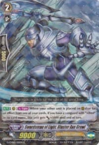 Swordsman of Light, Blaster Axe Grawl - G-CMB01: Vanguard & Deletor - Cardfight Vanguard card