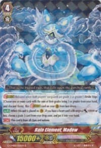 Rain Element, Madew - G-CMB01: Vanguard & Deletor - Cardfight Vanguard card