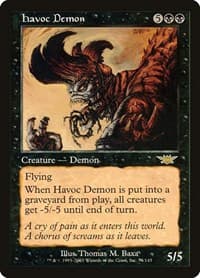 Havoc Demon - Legions - Magic: The Gathering card