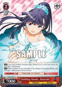 Holding Hands, Akatsuki - LOG HORIZON - Weiss Schwarz card