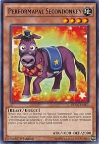 Performapal Secondonkey - Dimension of Chaos - YuGiOh card