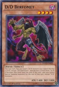 D/D Berfomet - Dimension of Chaos - YuGiOh card