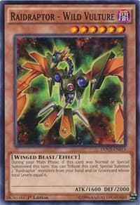 Raidraptor - Wild Vulture - Dimension of Chaos - YuGiOh card