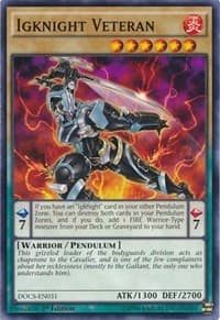 Igknight Veteran - Dimension of Chaos - YuGiOh card