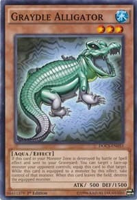 Graydle Alligator - Dimension of Chaos - YuGiOh card