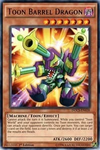 Toon Barrel Dragon - Dimension of Chaos - YuGiOh card