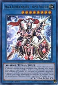 Black Luster Soldier - Super Soldier - Dimension of Chaos - YuGiOh card