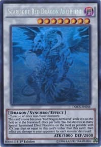 Scarlight Red Dragon Archfiend (Ghost Rare) - Dimension of Chaos - YuGiOh card