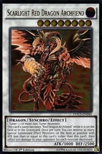 Scarlight Red Dragon Archfiend (UTR) - Dimension of Chaos - YuGiOh card