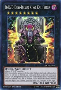 D/D/D Duo-Dawn King Kali Yuga - Dimension of Chaos - YuGiOh card