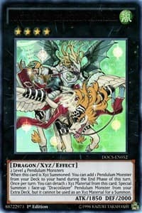Majester Paladin, the Ascending Dracoslayer - Dimension of Chaos - YuGiOh card