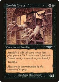 Zombie Brute - Legions - Magic: The Gathering card