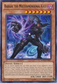 Radian, the Multidimensional Kaiju - Dimension of Chaos - YuGiOh card