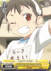 Energetic GIrl, Mayoi Hachikuji - BAKEMONOGATARI - Weiss Schwarz card