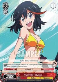 Swimsuit Ryuko - KILL la KILL - Weiss Schwarz card