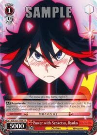 Power with Senketsu, Ryuko (PR) - KILL la KILL - Weiss Schwarz card