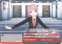 Hello, Worker - Hatsune Miku: Project DIVA F 2nd - Weiss Schwarz card