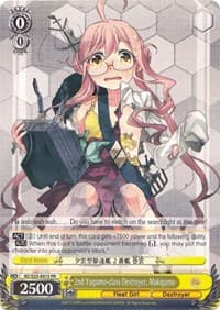 2nd Yugumo-class Destroyer, Makigumo (Alternate Art Promo) - KanColle - Weiss Schwarz card