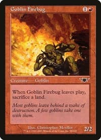 Goblin Firebug - Legions - Magic: The Gathering card