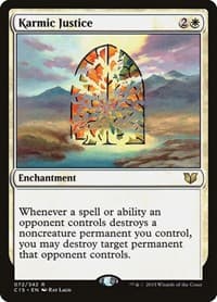 Karmic Justice - Commander 2015 - Magic: The Gathering card