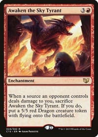 Awaken the Sky Tyrant - Commander 2015 - Magic: The Gathering card