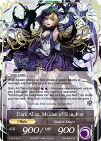 Girl in Twilight Garb // Dark Alice, Maiden of Slaughter - The Twilight Wanderer - Force of Will card