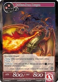 Caldera-Born Dragon - The Twilight Wanderer - Force of Will card