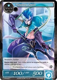 Valentina's Zealot - The Twilight Wanderer - Force of Will card