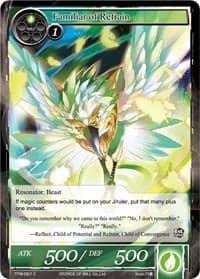 Familiar of Refrain - The Twilight Wanderer - Force of Will card