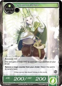 Servant of Reflect - The Twilight Wanderer - Force of Will card