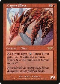Magma Sliver - Legions - Magic: The Gathering card