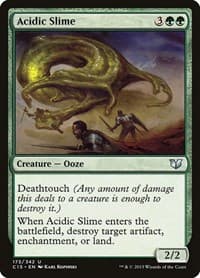 Acidic Slime - Commander 2015 - Magic: The Gathering card