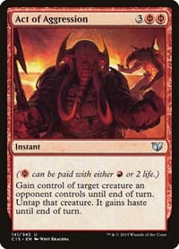 Act of Aggression - Commander 2015 - Magic: The Gathering card
