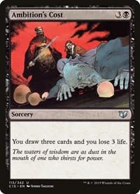 Ambition's Cost - Commander 2015 - Magic: The Gathering card