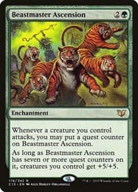 Beastmaster Ascension - Commander 2015 - Magic: The Gathering card