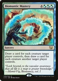 Biomantic Mastery - Commander 2015 - Magic: The Gathering card
