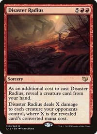 Disaster Radius - Commander 2015 - Magic: The Gathering card