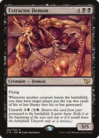 Extractor Demon - Commander 2015 - Magic: The Gathering card