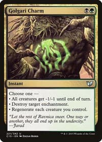 Golgari Charm - Commander 2015 - Magic: The Gathering card