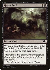 Grave Peril - Commander 2015 - Magic: The Gathering card