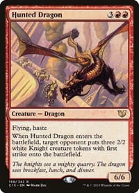 Hunted Dragon - Commander 2015 - Magic: The Gathering card