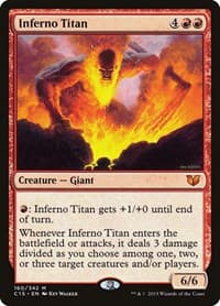 Inferno Titan - Commander 2015 - Magic: The Gathering card