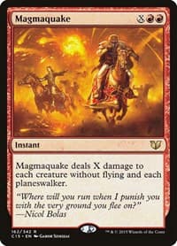 Magmaquake - Commander 2015 - Magic: The Gathering card