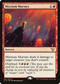 Mizzium Mortars - Commander 2015 - Magic: The Gathering card