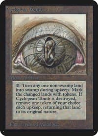Cyclopean Tomb - Alpha Edition - Magic: The Gathering card