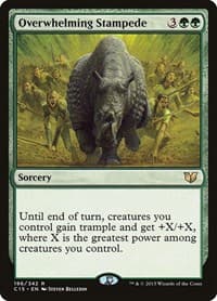 Overwhelming Stampede - Commander 2015 - Magic: The Gathering card