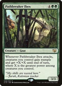 Pathbreaker Ibex - Commander 2015 - Magic: The Gathering card